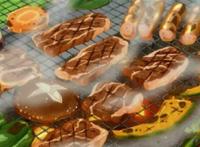 二次元食物 美食诱惑 吃货 烧烤