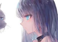 微信黑暗个性二次元情侣头像