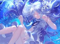 未闻花名 面码 水の中でも美しく咲いた花