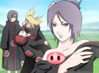 晓组织小南脱掉上衣后