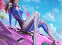 守望先锋同人图 dva同人图