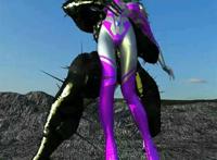 苍月女奥特曼重口味