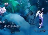 女生青色孤独动漫头像