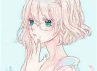 短发卡通头像女简约 短发冷艳女生