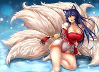 lol英雄联盟九尾化身动漫图片