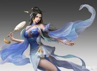 某游戏的女角色原画!