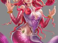 水彩厚涂风手绘唯美人物