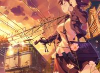 夕阳-夕焼け  绅士道#二次元#女生