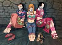 海贼王中的捆绑 海贼王美女被捆绑