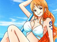 海贼王娜美被海军吸奶水 娜美被绑起来