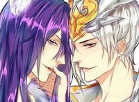 王者荣耀情侣头像:李白和韩信