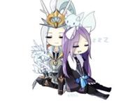 q版韩信和李白的图片