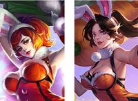 王者荣耀花木兰兔女郎超清大图