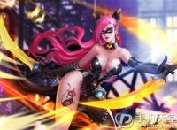 王者荣耀阿珂暗夜猫娘皮肤右大腿的纹身