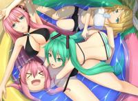 比真人更性感 动漫美少女泳装高清壁纸