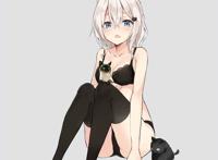 动漫少女,性感,猫咪#二次元