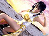  霞的忍服穿着过程