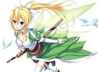 金发碧眼的动漫美女图,精灵耳朵