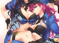 皮城女警与执法官同人喷血邪恶cp图#二次元