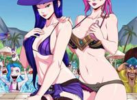 lol皮城执法官蔚本子 女警和蔚在干嘛呢