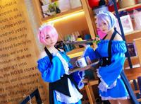 从零开始的异世界 拉姆x雷姆cosplay 和下午茶一起吃掉