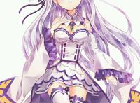 画师:zenyu 艾米莉娅(亦译:爱蜜莉雅),《re:从零开始的异世界生活》