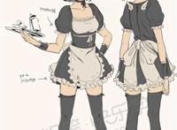 动漫女生衣服画法图片