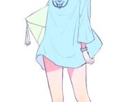 服装,女生,搭配,人物,人设,素材,设计,日常搭配