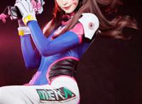 守望先锋dva cos宋哈娜猎空黑百合cosplay