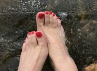 学生足模摄影师