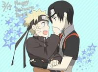 还有鸣人和卡卡西的有爱画面