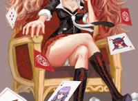 江之岛盾子,spike旗下游戏《弹丸论破》系列的重要人物.