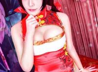 神级cos!旗袍加开胸东条希