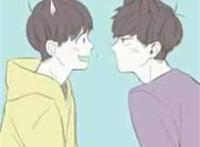 动漫基佬情侣头像亲吻