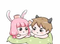 情侣头像动漫骚气两对