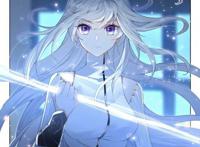 古月娜手持天圣裂渊戟,银龙斗罗