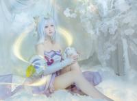 王者荣耀嫦娥cosplay,柳眉星眼绝代佳人