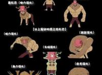 乔巴的九种变身图片