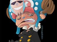 chop stick罗宾乔巴 人物插画