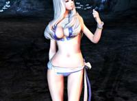 剑灵美图 沙滩上穿比基尼的性感小姐姐