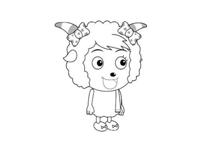 喜羊羊与灰太狼简笔画