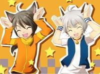 拟人化的红太狼和喜羊羊看过去还是十分卡哇伊的