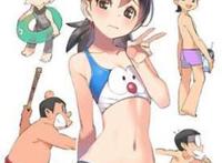 哆啦a梦之静香光溜溜