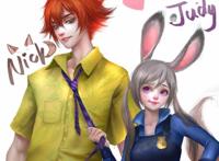 疯狂的动物城朱迪 狐尼克拟人