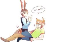 疯狂动物城狐兔插图同人#二次元#cp#壁纸