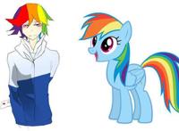 当《小马宝莉》略黑化拟人后,紫悦瞬变不良少女