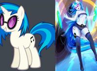 当小马宝莉变酷炫拟人化形象后,维尼尔黑化严重?