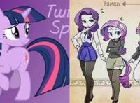 《小马宝莉》全员拟人化