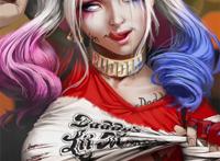 【小丑女·哈莉奎茵】【人物】【cg】