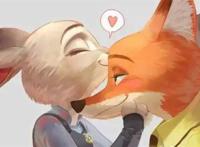 疯狂动物城里面狐狸和兔子的情侣头像